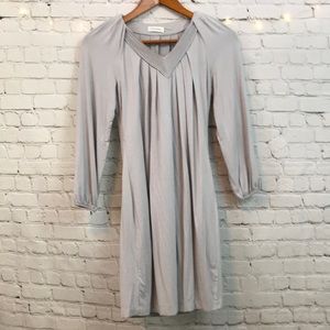 CALVIN KLEIN VNECK LONG SLEEVE DRESS